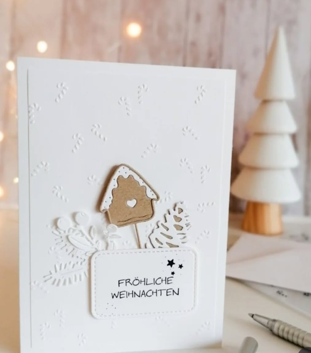 Fröhliche Weihnachten Christmas Card