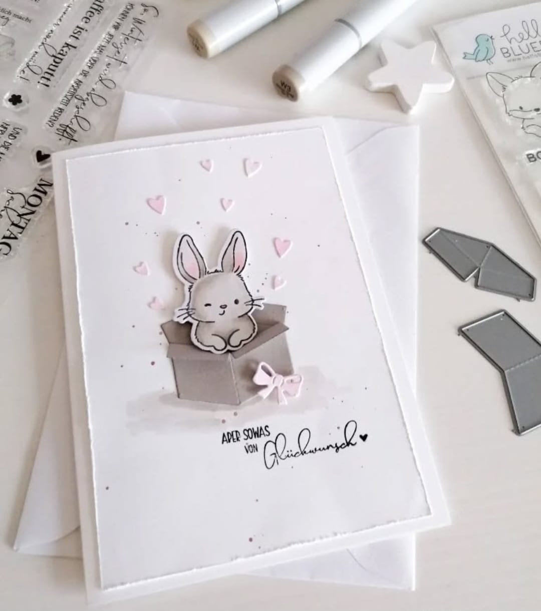 Just Breathe Floral Greeting Card